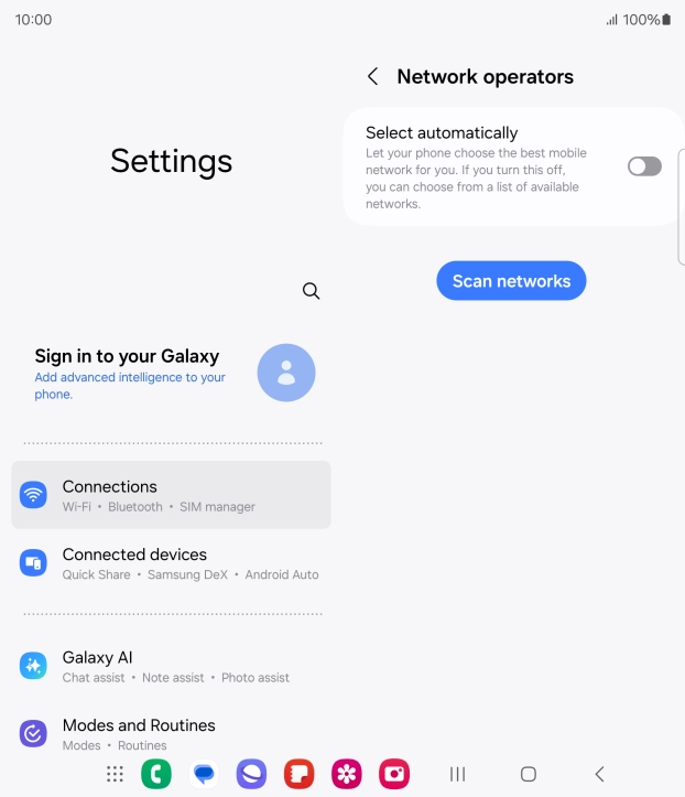 Press the indicator next to Press the indicator next to