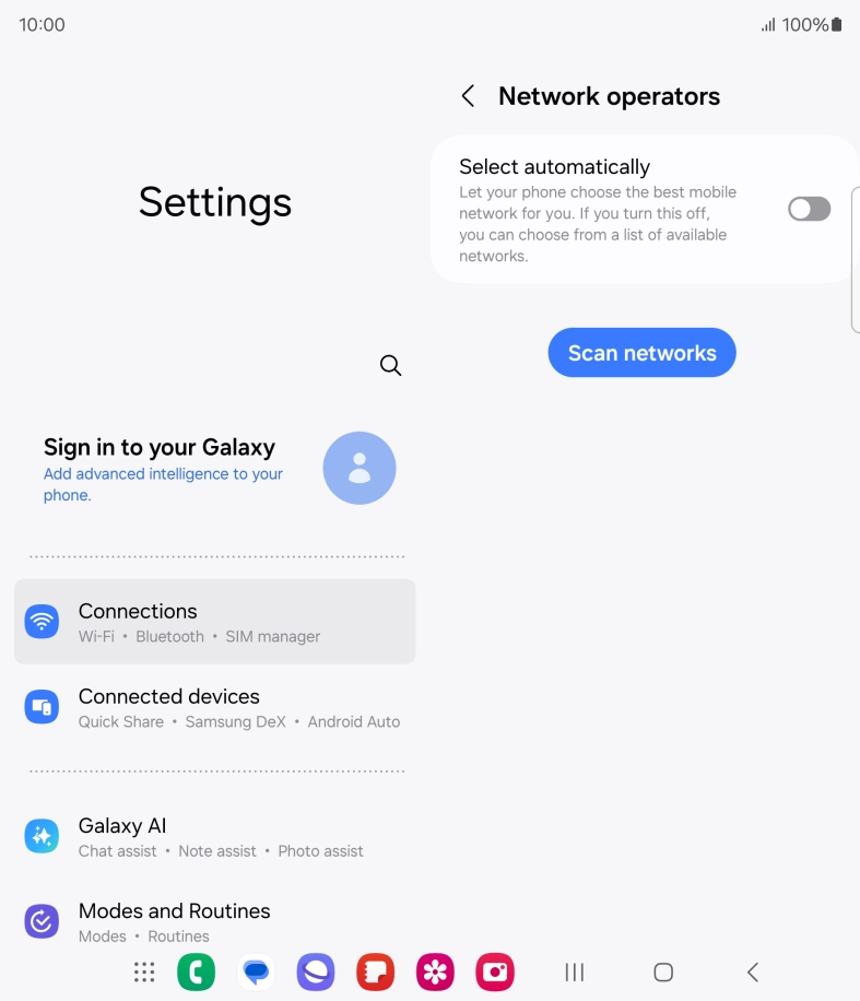 Press the indicator next to Press the indicator next to