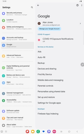 Press Find My Device. Press Find My Device.