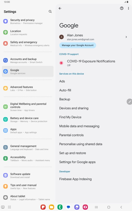 Press Find My Device. Press Find My Device.