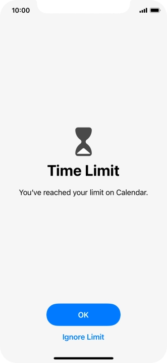 Press Ignore Limit. Press Ignore Limit.