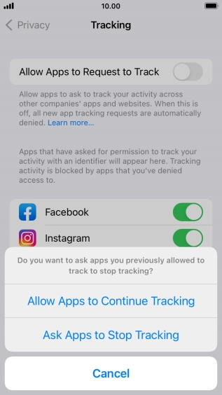 If you turn off the function, press the required setting. If you turn off the function, press the required setting.