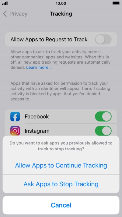 If you turn off the function, press the required setting. If you turn off the function, press the required setting.