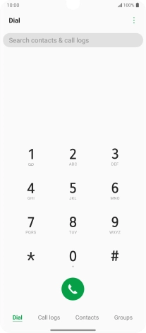 Press the menu icon. Press the menu icon.