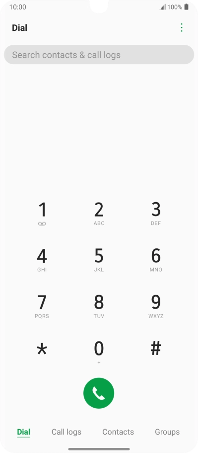 Press the menu icon. Press the menu icon.
