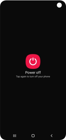 Press Power off. Press Power off.