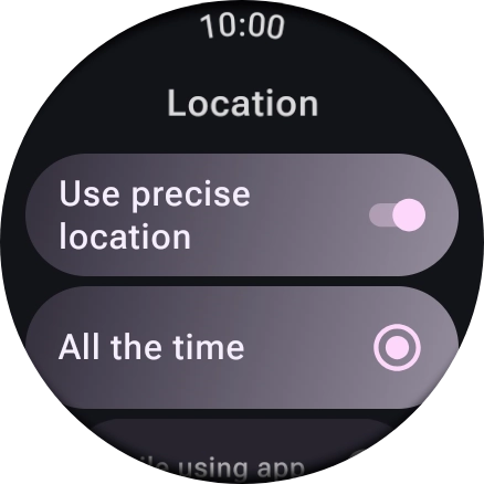 Follow the instructions on the screen to select the required settings and turn the function on or off. Follow the instructions on the screen to select the required settings and turn the function on or off.