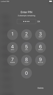 Key in your PIN and press OK. Key in your PIN and press OK.