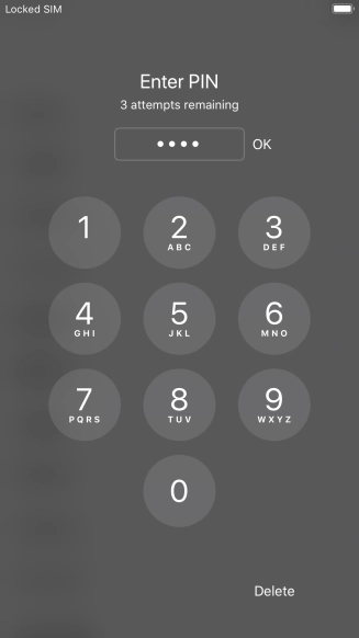 Key in your PIN and press OK. Key in your PIN and press OK.