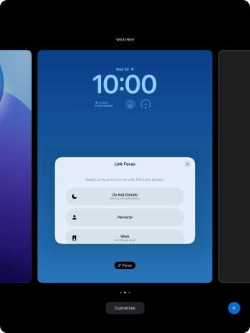 Press the required focus mode. Press the required focus mode.