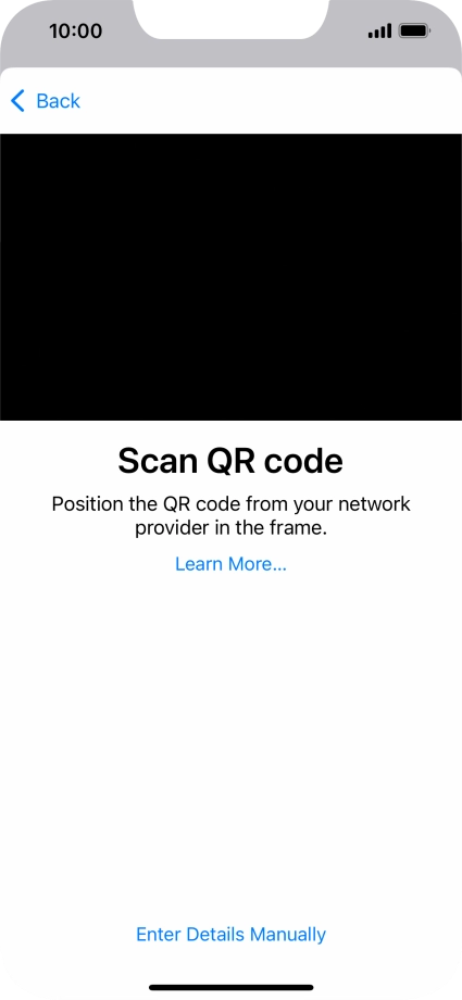 Place the QR code you've received inside the phone camera frame to scan the code. Place the QR code you've received inside the phone camera frame to scan the code.