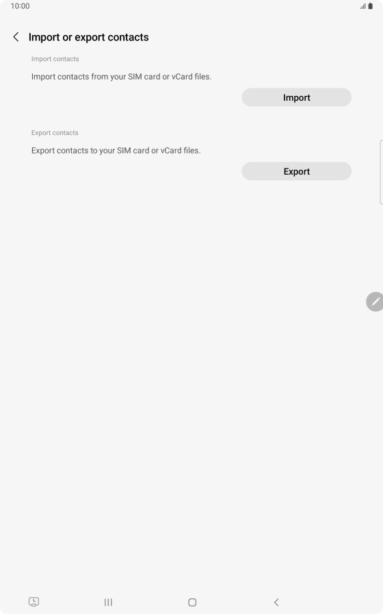 Press Import. Press Import.