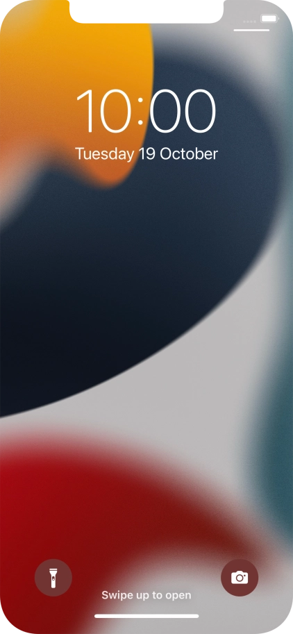 Slide your finger upwards starting from the bottom of the screen. Slide your finger upwards starting from the bottom of the screen.