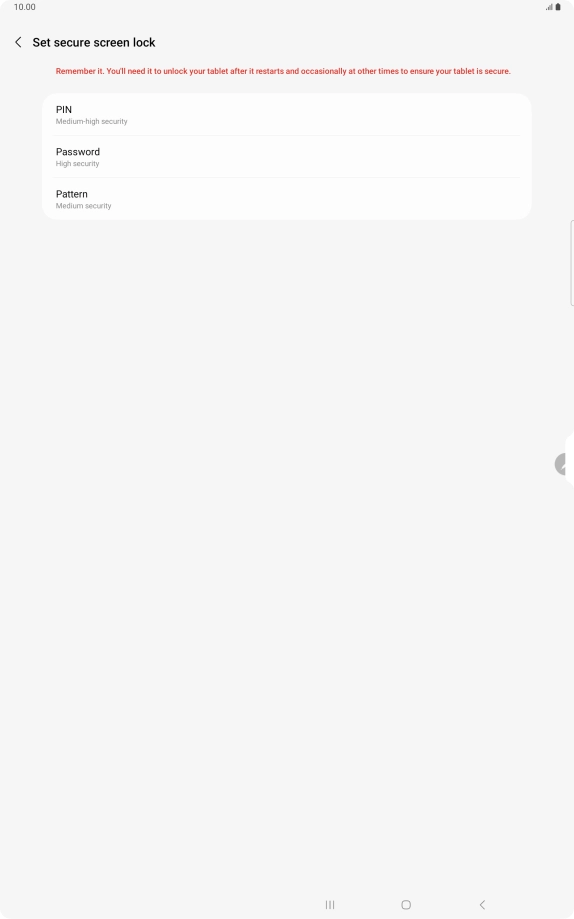 Press the required lock code and follow the instructions on the screen to create an additional lock code. Press the required lock code and follow the instructions on the screen to create an additional lock code.