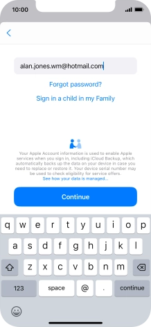 Press Continue. Press Continue.