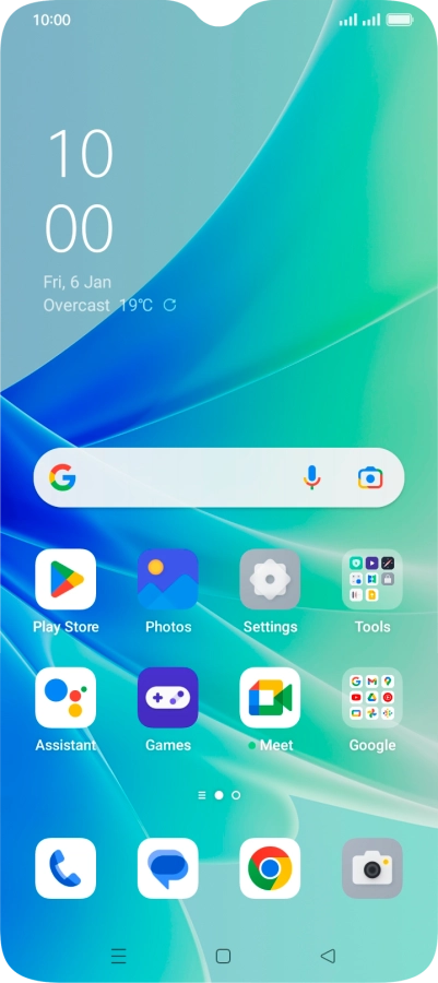 Press the phone icon. Press the phone icon.