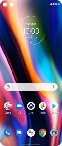 Press the phone icon. Press the phone icon.