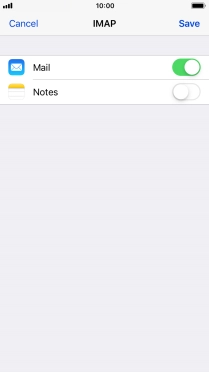 Press Save. Your email account has now been set up. To select more settings for incoming and outgoing server, proceed with the following steps. Press Save. Your email account has now been set up. To select more settings for incoming and outgoing server, proceed with the following steps.