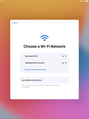 Press the required Wi-Fi network. Press the required Wi-Fi network.