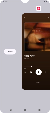 Press Clear all. Press Clear all.