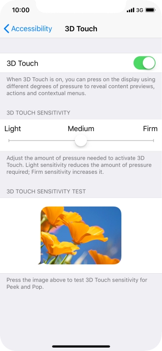 Press and drag the indicator below Press and drag the indicator below
