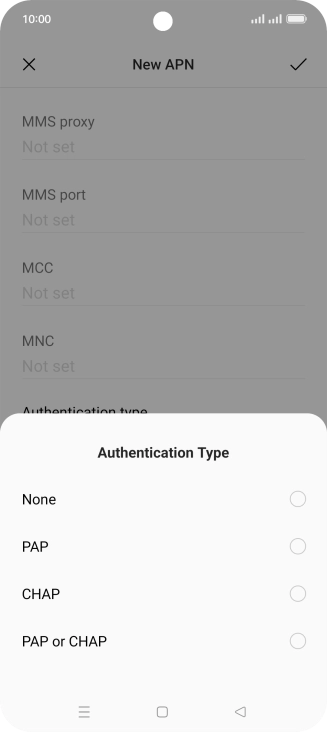 Press PAP. Press PAP.