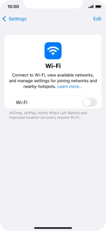 Press the indicator next to Press the indicator next to