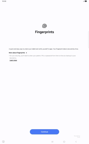 Press Continue. Press Continue.