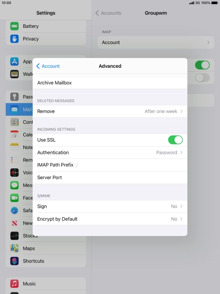 Press the indicator next to Press the indicator next to