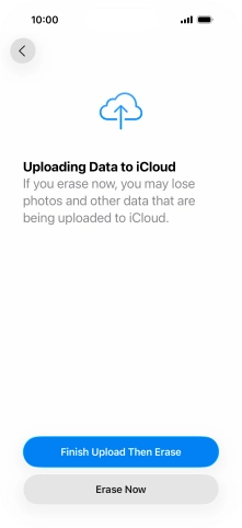 Press Erase Now. Press Erase Now.