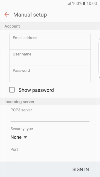 Press the field below Press the field below