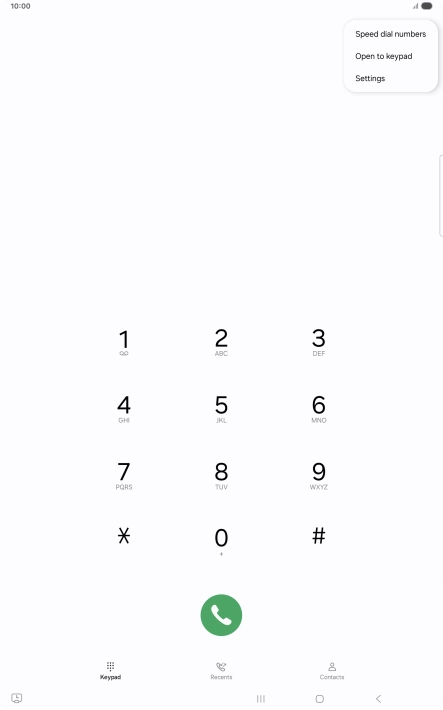 Press Settings. Press Settings.