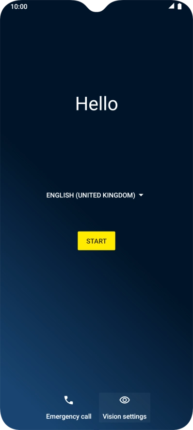 Press the drop down list. Press the drop down list.