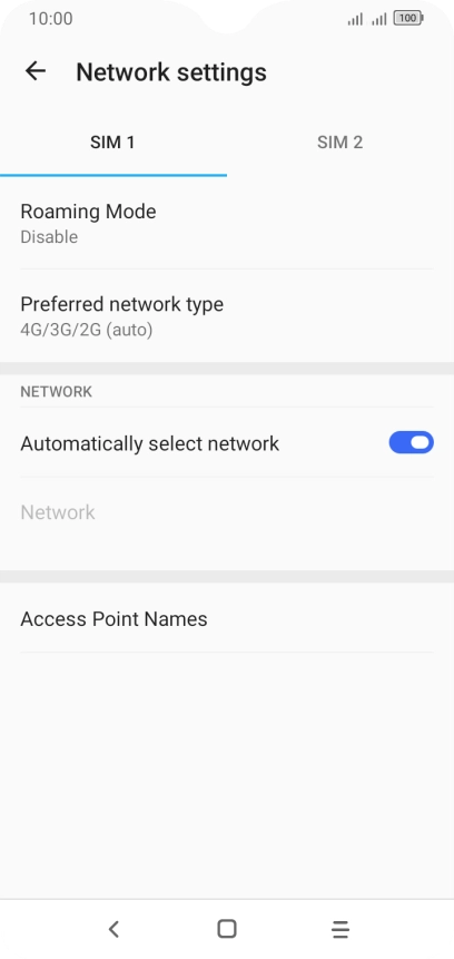 Press Access Point Names. Press Access Point Names.