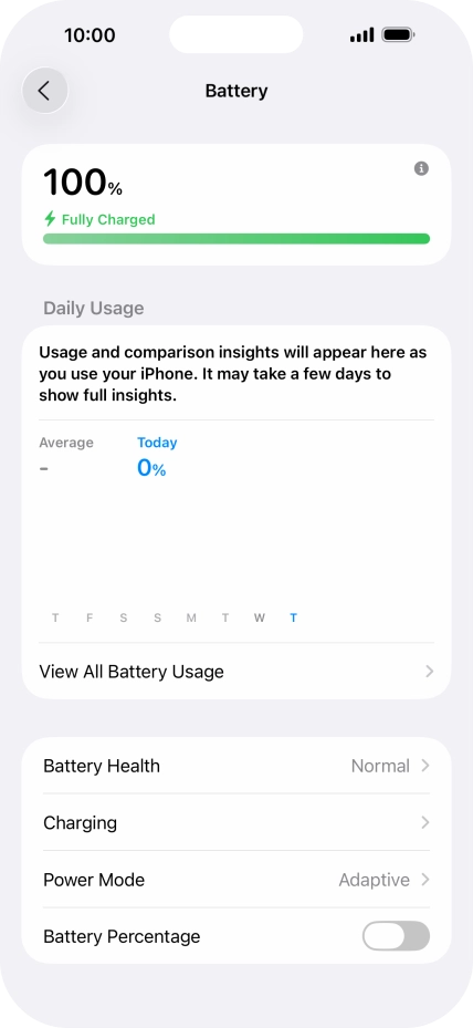 Press Power Mode. Press Power Mode.