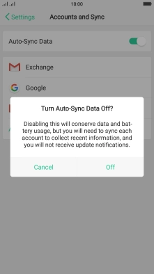 If you turn off the function, press Off. If you turn off the function, press Off.