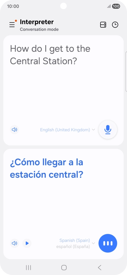 Follow the instructions on the screen to select the required language settings and use the function. Follow the instructions on the screen to select the required language settings and use the function.