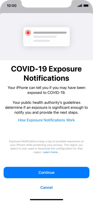 Press Continue. Press Continue.