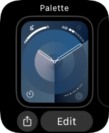 Slide your finger left on the screen. Slide your finger left on the screen.