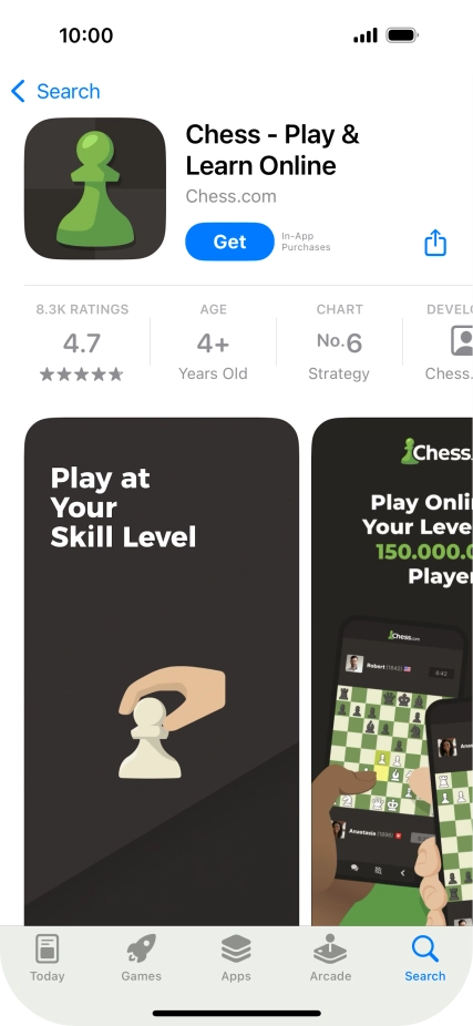 Press Get and follow the instructions on the screen to install the app. Press Get and follow the instructions on the screen to install the app.