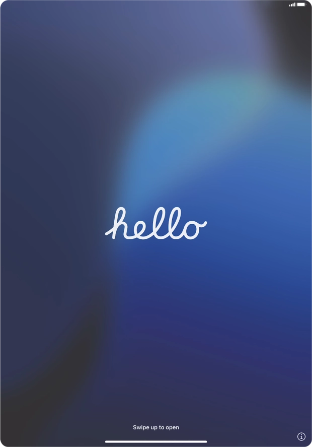 Slide your finger upwards starting from the bottom of the screen. Slide your finger upwards starting from the bottom of the screen.