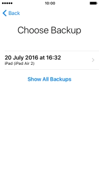 Press the required backup and your phone restores the contents of the selected backup. Follow the instructions on the screen to complete the activation. Press the required backup and your phone restores the contents of the selected backup. Follow the instructions on the screen to complete the activation.