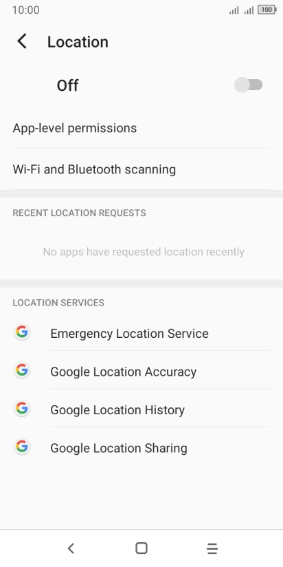 Press the indicator to turn the function on or off. Press the indicator to turn the function on or off.