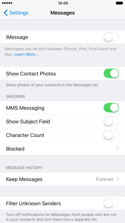 Press the Home key to return to the home screen. Press the Home key to return to the home screen.