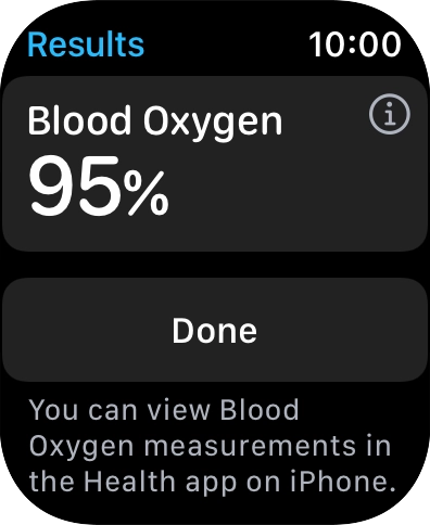 Your result is displayed on the screen. Your result is displayed on the screen.