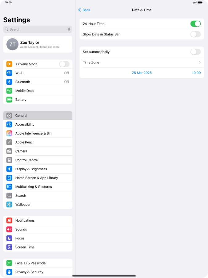 Press the indicator next to Press the indicator next to