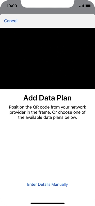 Place the QR code you've received inside the phone camera frame to scan the code. Place the QR code you've received inside the phone camera frame to scan the code.