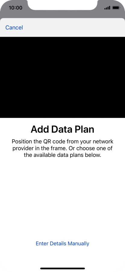 Place the QR code you've received inside the phone camera frame to scan the code. Place the QR code you've received inside the phone camera frame to scan the code.