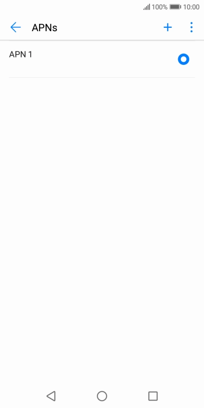 Press the new data connection icon. Press the new data connection icon.