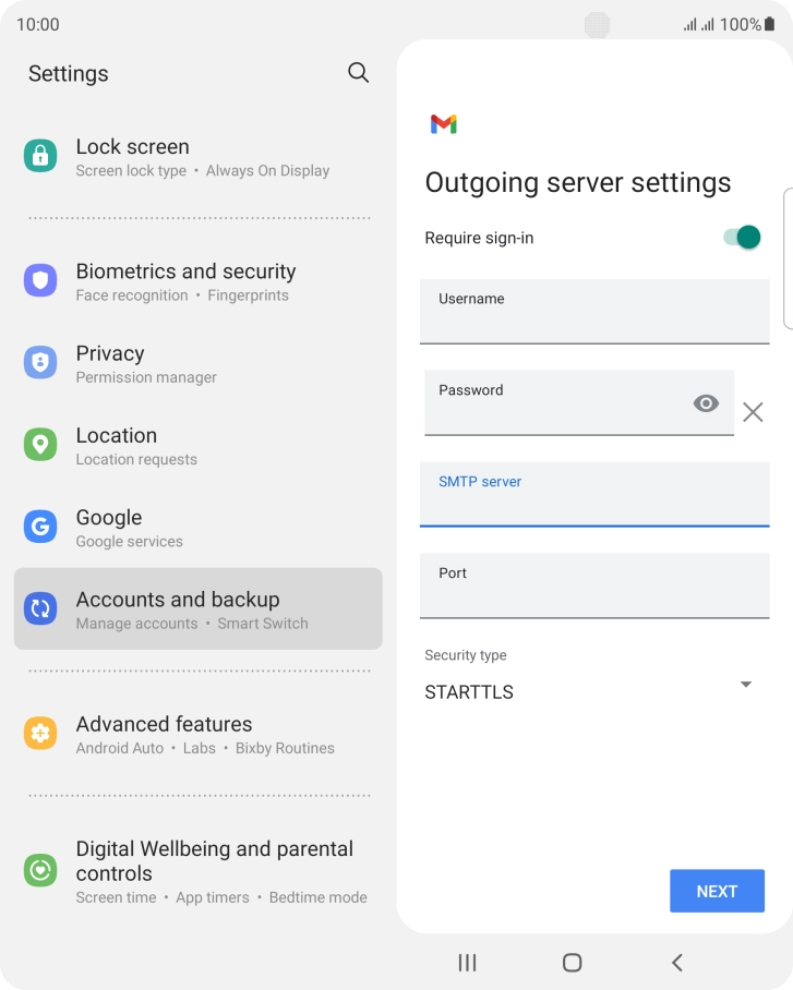 Press the field below Press the field below